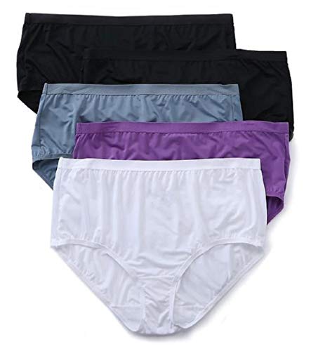 Fruit of the Loom 6-Pack Women's Fit for Me Plus Size Microfiber Briefs (13 (HIPS 56