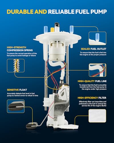 Image of PHILTOP Electric Fuel Pump Assembly Compatible with 2004-2008 Ford F-150, 2007-2008 Lincoln Mark LT, FG0850