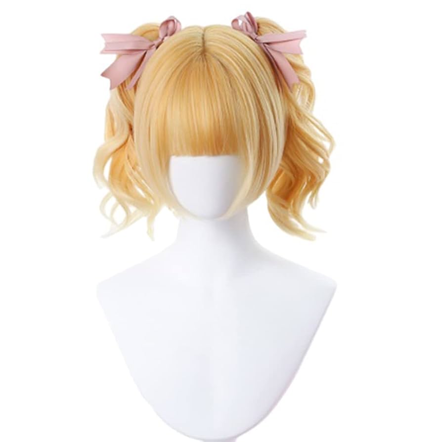 Amazon.co.jp: ロリータ ウィッグ 原宿風 GAL系 セット 金髪