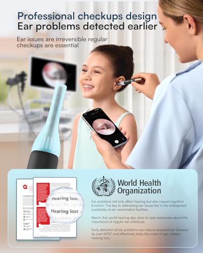 Image of Earsight Ultra 2K Ear Wax Removal Tool Camera,Visual Tweezers & Dropper Kit