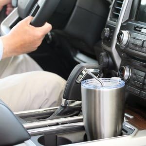 Smart Cooler 30 Oz. Sweat Free Ultra-Tough Double Wall Stainless Steel Tumbler Cup with Leak-proof Heavy Duty Tumbler Lids (Slide Lid & Flip Lid), Straw, & Cleaning Brush - Pink