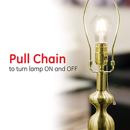 Power Gear Lamp Socket With Pull Chain, Medium Base, For Floor And Table Lamps, Diy Project, Ul Listed, Brushed Gold, 52204 #TOP1