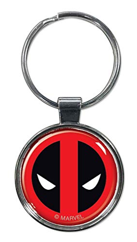Ata-Boy Marvel Comics Deadpool Logo 1.5" Fob Keychain For Keys, Backpack Pulls And More #TOP7