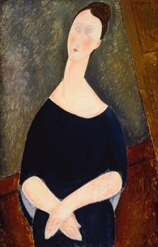 Pinturas murales Ritratto di Lumia di Amedeo Modigliani para solucionar paredes vacías 60x90