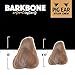 Pet Qwerks Pigs Ear BarkBone - Nylon Dog Bone for Aggressive Chewers - Bacon Flavor - 6