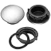 Tatuo Sink Hole Plug Sink Tap Hole Cover Kitchen Faucet Hole Cover Stainless Steel, 2 Packs (1.1 to 1.7 Inch in Diameter)