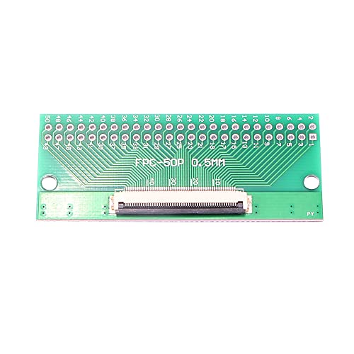 Adaptador convertidor FFC FPC 50 pines 0.5mm a DIP 2.0mm miniatura 4