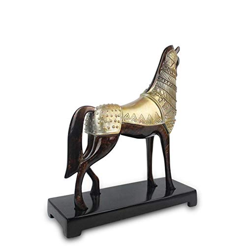 Statues Figurines Sculptures,Abstract Modern Horse Sculpture Animal Statue Art Statues Resin Crafts Decoration, Bookshelf, Living Room, Bedroom, Collection Handicraft Sculpture #TOP4
