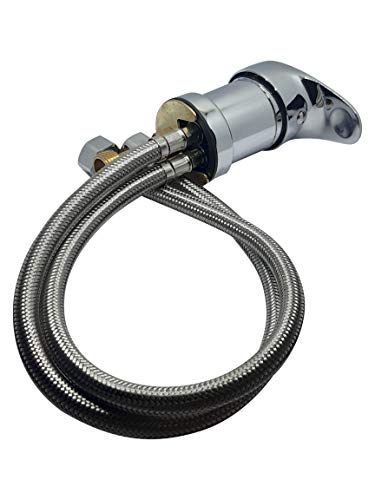 Rubinetto da parrucchiere monocomando con spru