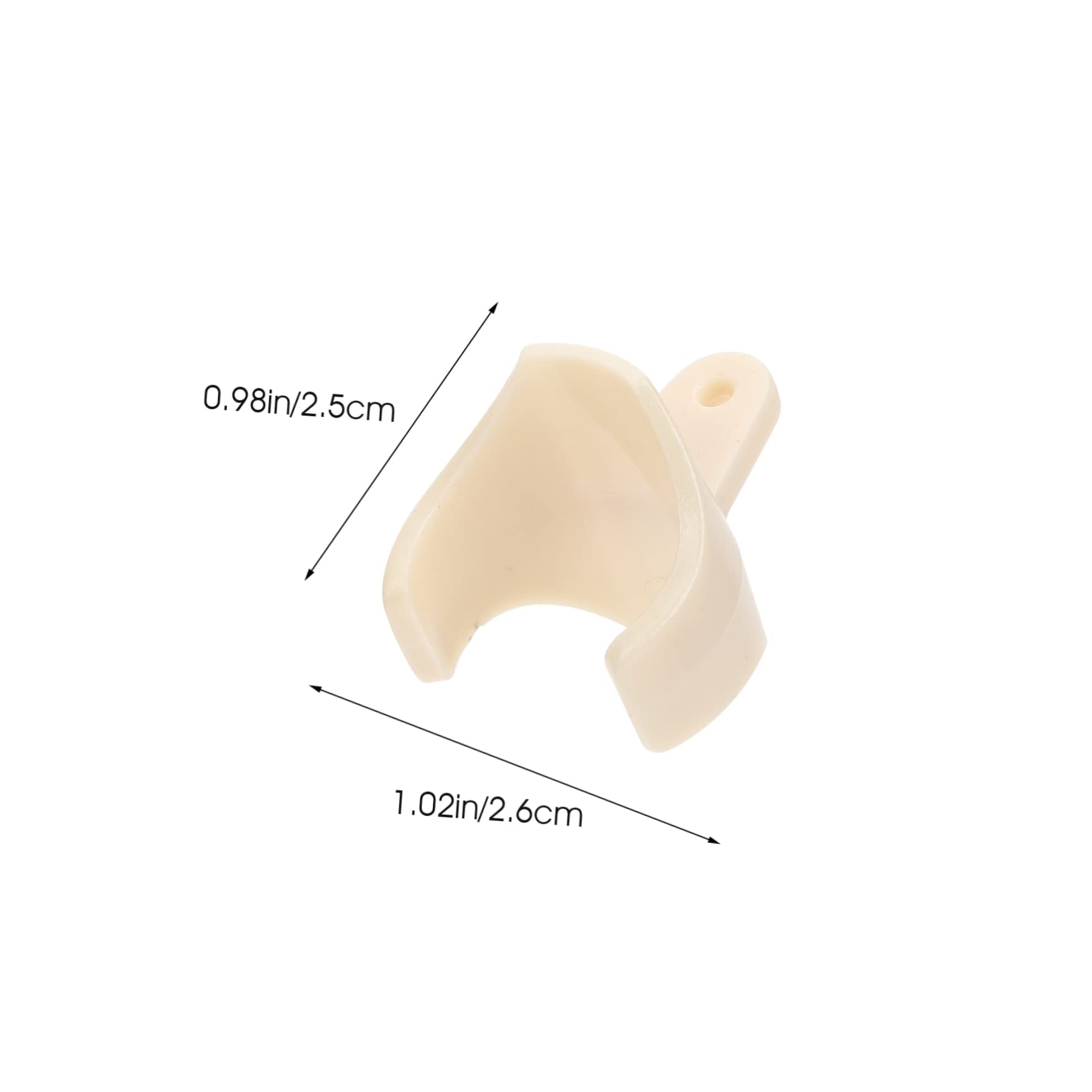 GALPADA Plastic Thumb Rest 5pcs Finger Pad Cover Thumb Cover Comfortable Finger Rest for