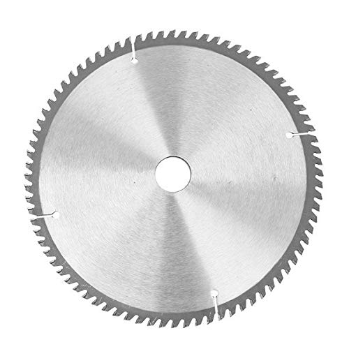 NKIE Convenient Saw Blade, 250mm 80t High Speed Steel TCT Circular Saw Blade 255mm 30mm Drilling Blade for Saw Household Tools (Color : Silver)