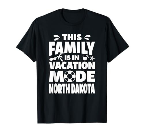 North Dakota Family Vacation T-Shirt