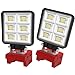 ordinarYone Portability Camping Work Light MultiFunction Lighting Tool for 18V/20V Tool Battery with USB & Type C Charging Port