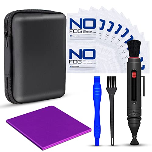 Oculus Quest 2 Cleaning Kit, Anti-Fog Wipes For VR Lens Cleaning, Lens Pen Cleaning Kit for VR Headset/Rift-S/HTC Vive/PS4, Cleaning kit for VR Game Controller VR Accessories, Lens Screen Cleaning Kit