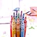TWOHANDS Glitter Markers,Drawing Pens,Water-Based,12 Assorted Colors,Great for Paper,Posters,Greeting and Gift Cards 2003