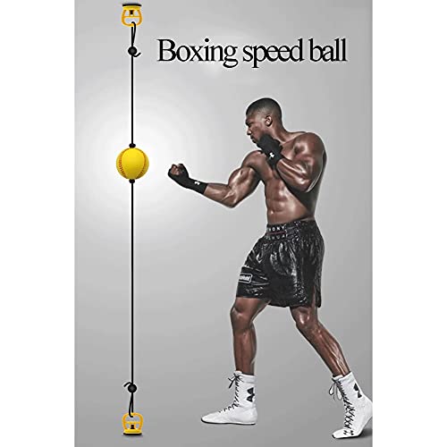 Boxing Speed Bag Leather Boxing Ball, Double End Punching Bag,Speed Equipment Double End Boxing Speed Ball Punch Bag Pu Leather Gym Punching Bag Training Fitness Sports #TOP1
