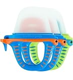 Teetherpop Fillable Silicone Teether for Babies (3-Pack) – Breastmilk Popsicle Molds for Teething w/Spill-Proof Sippy Slits – Freezable Baby Teethers for Liquids & Purées (BlueOrange/LimonTeal)