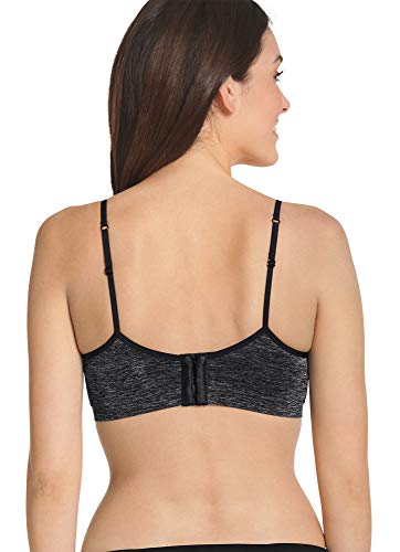 Jockey Women's Bras Smooth & Shine Seamfree Bralette, Black, S #TOP2