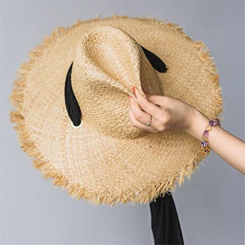 Chapeau de paille fait main pour femme : l'élégance naturelle d'un grand bord