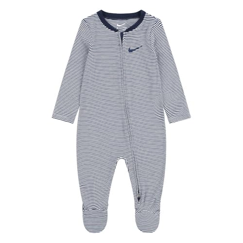 Image of Nike Baby Essentials Striped Footed Coverall