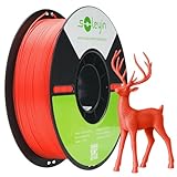 Creality PLA Filament 1,75mm, Soleyin Ultra 3D Druckerfilament 1kg, Hochgeschwindigkeit 30-300 mm/s, ±0,02 mm Präzision, für Creality Ender K1 K2 Serie FDM 3D Drucker, Erdbeer-creme