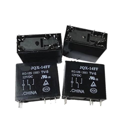 Relais 12V HF14FF commutateur JQX-14FF-012-1ZS pour circuit
