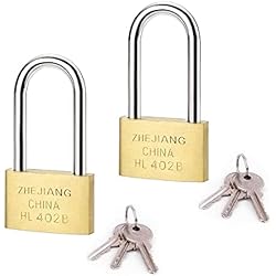 2 Candados Con La Misma Llave Candado con Llave,2 pcs Candados de Latón Pequeño Candado Taquilla Maleta Candados de Seguridad para Mochilas Equipaje Archivadores