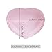 Walfront 4pcs Healing Crystal Rose Quartz Heart Shaped Carved Reiki Balancing Semi-Precious Stone Decor for Home Polished Adorn Decoration