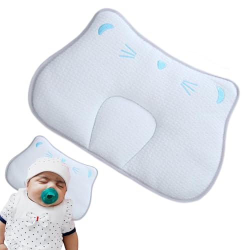 Almohada para niños pequeños, almohada para bebé, almohada de apoyo para el cuello, almohada de peluche transpirable, bonita almohada de felpa, bonita almohada de cojín, soporte para cabeza y cuello,