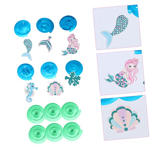 Abaodam Enfeites De De Sereia Tema Oceano Infantil Bunting Decoração De Bebê Decoração De Oceano 2 P