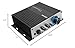 Technical Pro Class-T Stereo Mini Amplifier with Power Supply, Headphone Output & Microphone Input, Silver (MA2020)
