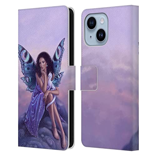 Étui Rachel Anderson pour iPhone 14 Plus : le charme d'une oeuvre d'art en cuir premium
