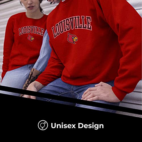 Image of NCAA College Sweatshirt Fleece Crewneck Pullover for Men and Women | Officially licensed NCAA college gameday crewneck pullover - 9 oz fleece lined sweatshirt with arch and logo design