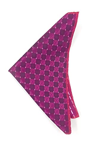 Image of formal cravat set for men with pocket square Men's Cravat Necktie, Self Design Microfiber Dark Multi color Free Size