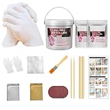 Kit de moulage à main 3D pour couple, sculpture, kit d'exercices en fonte à la main, cadeaux uniques pour les couples pour les anniversaires, les mariages et les anniversaires de femmes