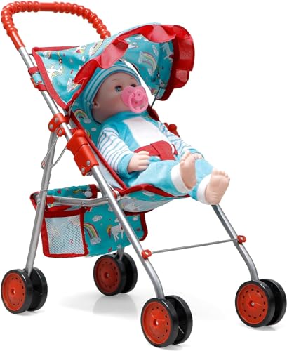 image for fash n kolor® - Doll Stroller My First Baby Doll Strollers Toy - Flow