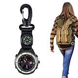 Design pratique mains libres : dotée d'un crochet portable et d'un mécanisme de prévention des pertes, la montre de survie offre une fonctionnalité fiable pour les aventuriers qui s'engagent dans des activités de plein air rigoureuses telles que le trekking ou le camping