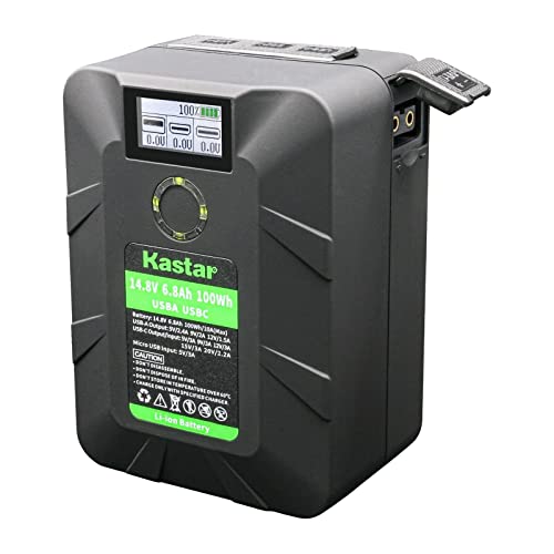 Image of Kastar 2-Pack Battery and Dual D-Tap Charger Replacement for DSR-450WSP DSR-450WSPL DSR-50 DSR-50P (Portable Recorder) DSR-500WS DSR-500WSL DSR-500WSP DSR-500WSPL DSR-570WS DSR-570WSL Camera