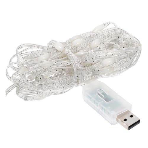 STOBAZA Stringa Luci LED USB con Lampadine Colorate Smart con Connessione Wireless per Decorazioni Natalizie Albero Festa Casa