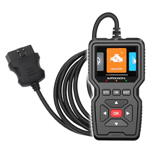 MAXWIN OBD2 OBD�U �̏�f�f�@ �����O�P�[�u�� 250cm 36,000���̏�R�[�h���� �X�L�����c�[�� �ԗ����� �����ԃV�X�e���Ď� ���{��Ή� �d������ QR�R�[�h�o�� OBD-DIA02-PLUS