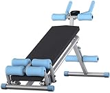 Banco de pesas Bancos de pesas ajustables Multifuncional - Abdominales de entrenamiento plegables para gimnasio en casa, inclinado/declinado/plano Perfecto...
