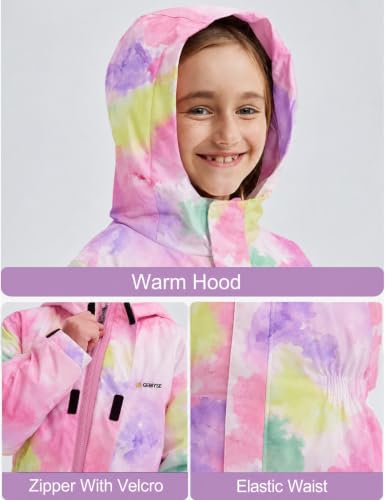Image of GEMYSE Kids One Pieces Ski Suits Jumpsuits Boys Girls' Winter Outdoor Snowboarding Waterproof Snowsuits
