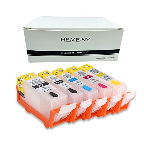 HEMEINY Empty Refillable Ink Cartridge Replacement for Canon PGI-225 CLI-226 Ink,Work with MG6120 iP4820 MG5220 MG5120 MG5320 IP4920 MX892 IX6520 Printer