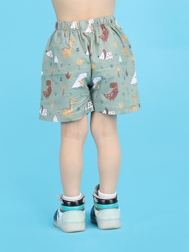 Image of POLKA TOTS 100% Cotton Half Sleeve Shirt and Shorts Combo for Boys | Co-Ord Set for Kids | Summer Wear Dress for Toddlers | Breathable & Skin-Friendly Boys Clothes | Trendy Summer Outfit & Beach Wear