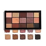 Makeup Revolution, Reloaded Lidschattenpalette, Valvet Rose, 15 Farbtöne, 16.5g