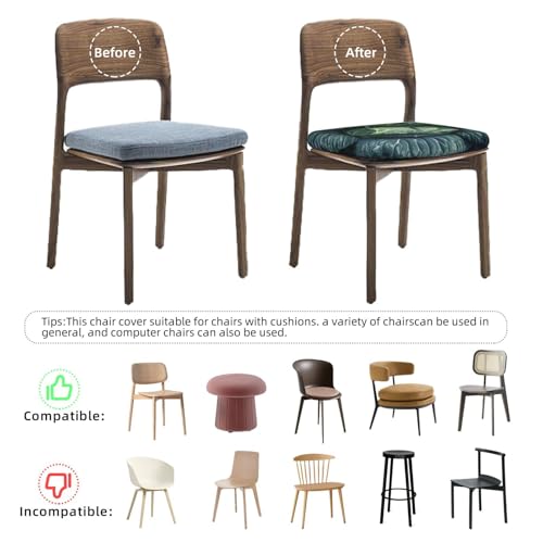 Housse de tabouret de bar extensible contre tache et usure - 5