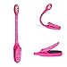 Flexilight Xtra Luce per Leggere | Luce per Libro | Lampada LED a Clip da Lettura | Pila per Leggere a Letto, per Bambini e Adulti | Accessori per Libri | Idea Regalo per Lettori (Fiori Rosa)