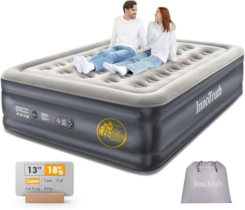InnoTruth Air Mattress Queen with Built in Pump,...