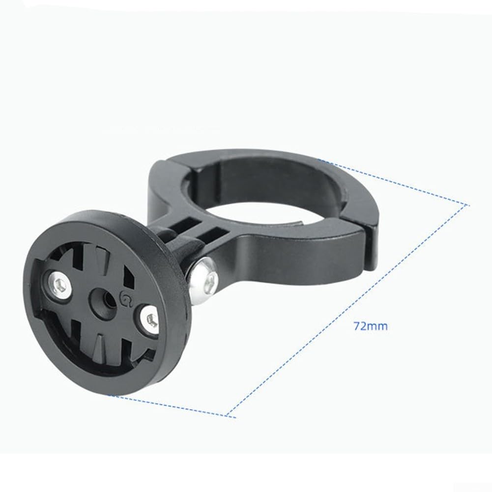 Supporto per luce bici in lega di alluminio, supporto per reggisella Garmin Varia RVR315 RTL510 515 500, adatto per reggisella rotondo da 30-32 mm, nero