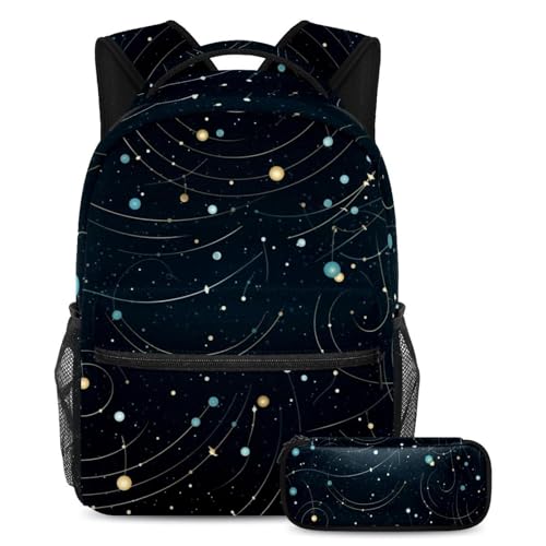 Cartable brillant Vierge 13 avec trousse pour élève grand sac à dos scolaire